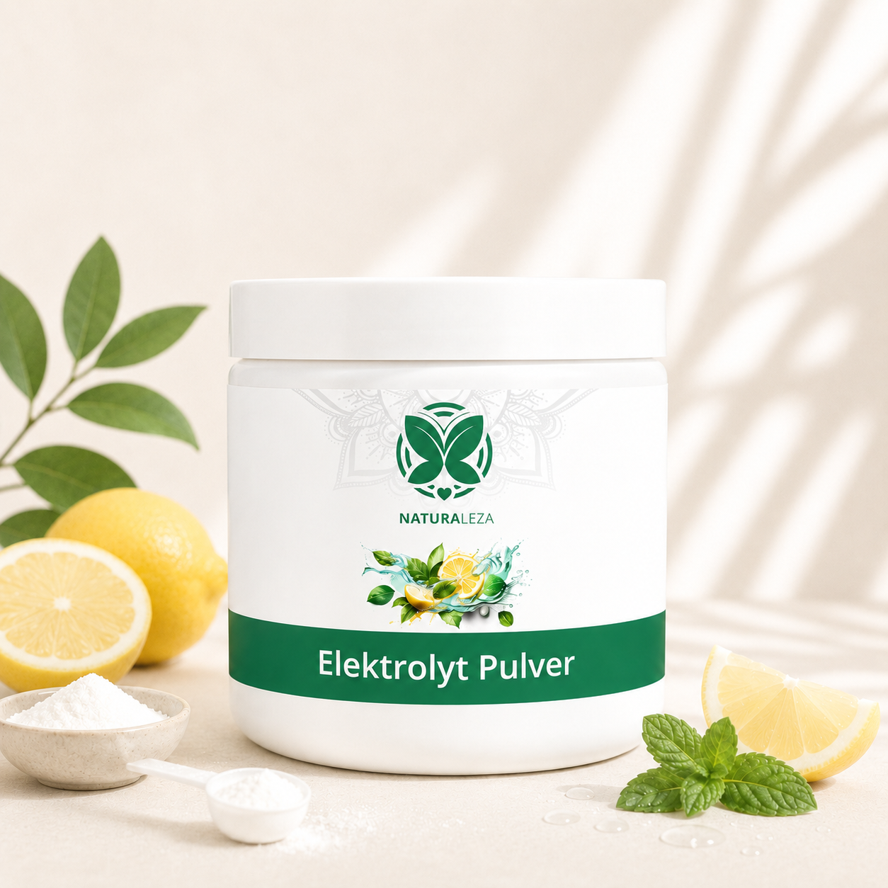 Elektrolytpulver mit Zitronen-Limetten-Geschmack 350g