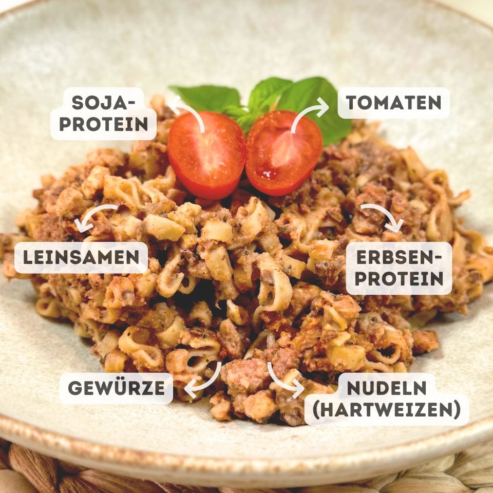 Pasto campione gratuito: pasta proteica alla bolognese