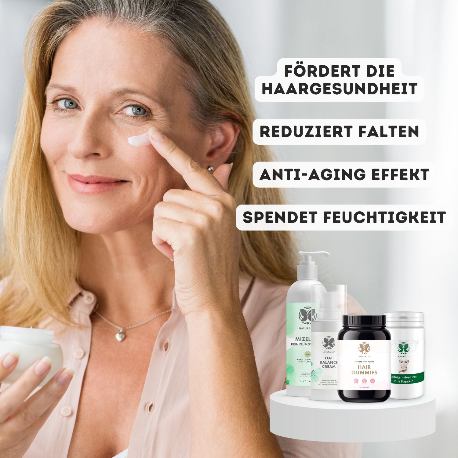 Anti-Aging, Haargesundheit und Faltenreduktion mit dem Beauty Bundle von Naturaleza