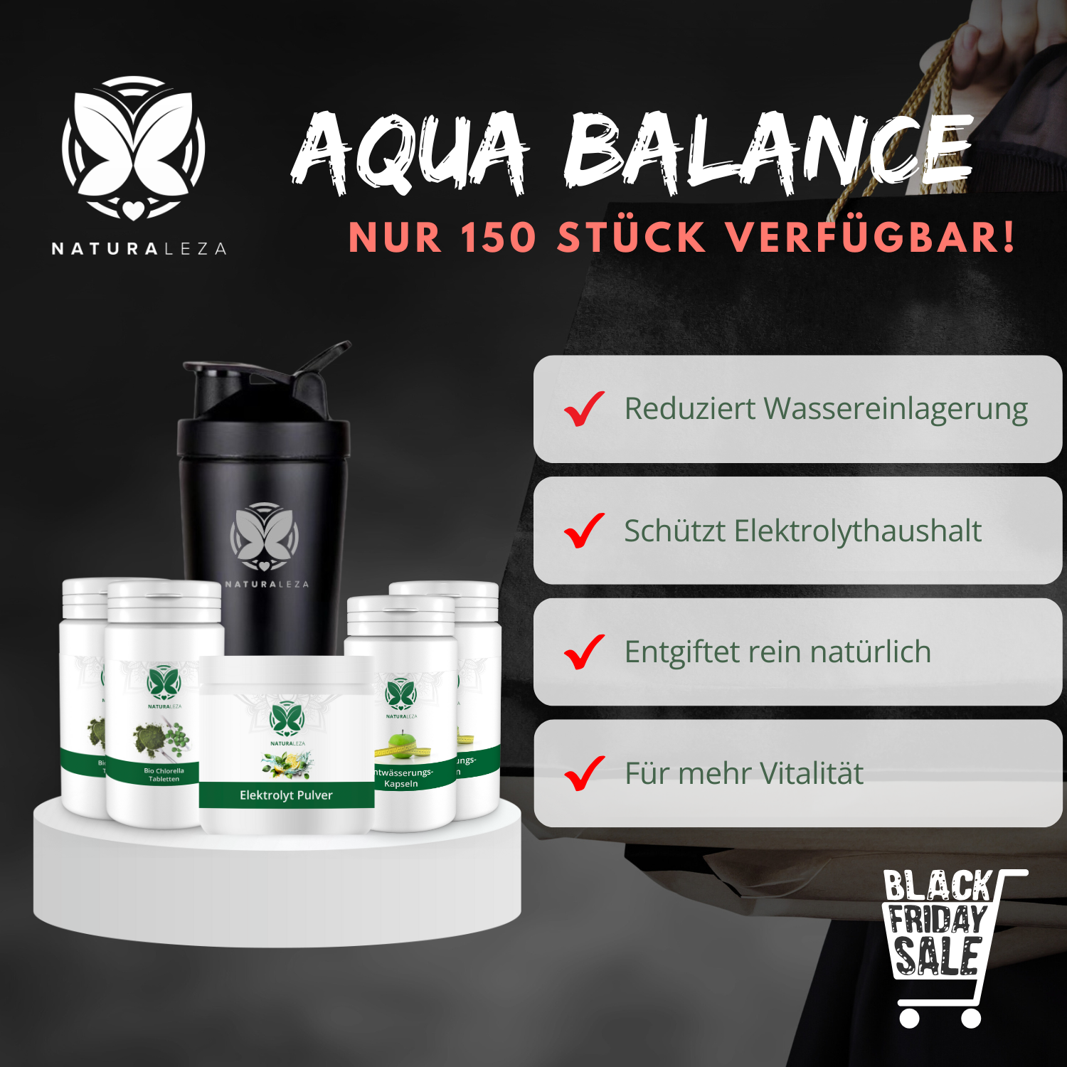 Aqua Balance - 2 monatige Entwässerungs & Detox Kur