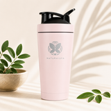 Edelstahl Shaker rosa 700 ml – Kalt Isoliert & stilvoll