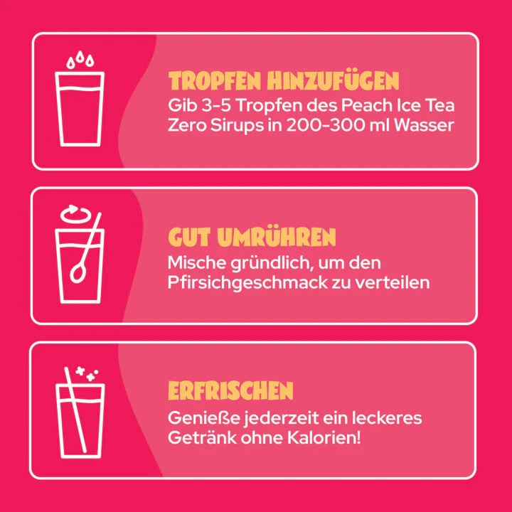 Peach Ice Tea (zuckerfrei)