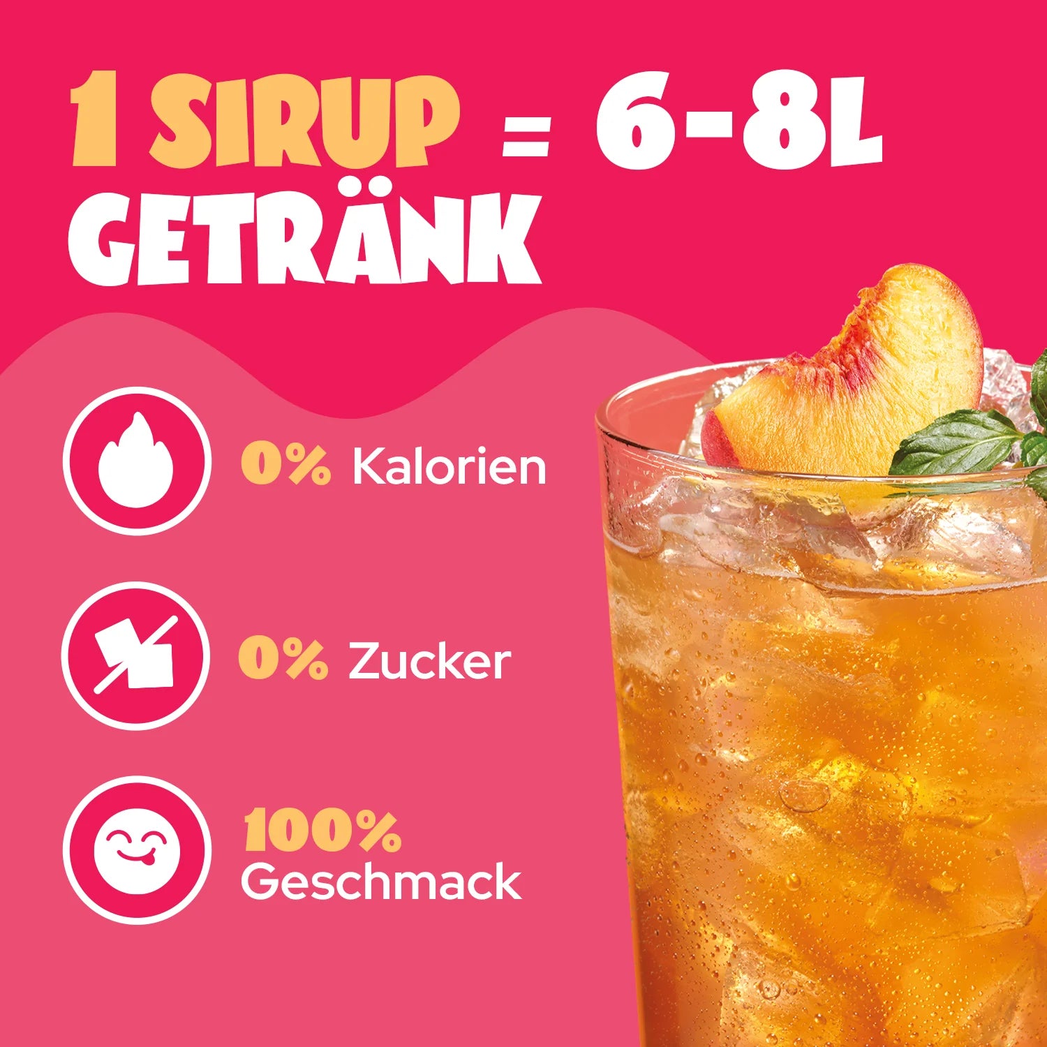 Peach Ice Tea (zuckerfrei)