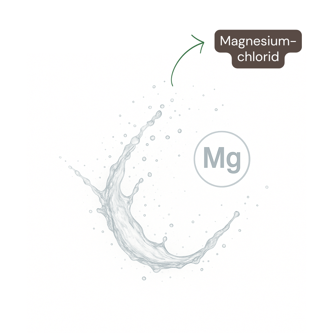 Inhaltsstoffe des Magnesiumchlorid Sole Sprays von Naturaleza
